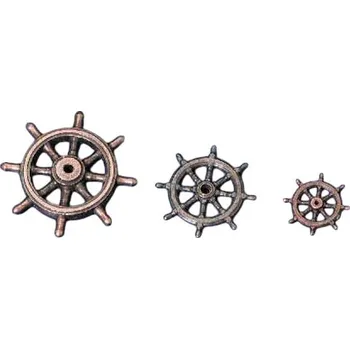 RC vybavení Krick Kolo kormidla leštěný kov 30 mm