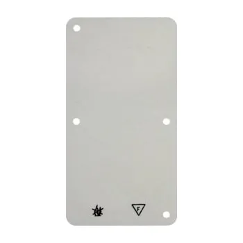 Elektrická zásuvka Berker Podkladová deska 2-násobná, samozhášivá, bílá