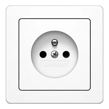 Elektrická zásuvka Zásuvka Berker Q.1 bílá kompletní