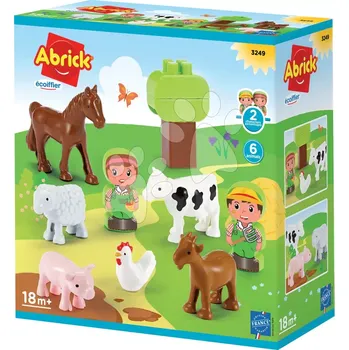 ostatní stavebnice Stavebnice Abrick zvířátka z farmy