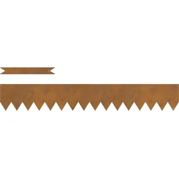 Plotovka vidaXL Okraje trávníků 20 ks 100x0,5x15 cm Weathering Steel [865943]