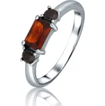 JVD Dámský stříbrný prsten s granátem SVLR1065XH2BC54