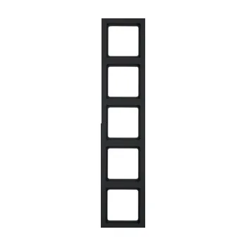 vypínač Rámeček, 5-násobný, Q.x, antracit sametová BERKER 10156096