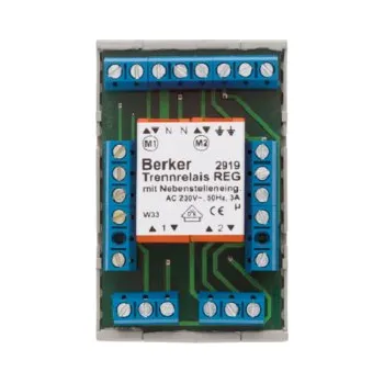 Elektrická zásuvka Berker Žaluziové oddělovací relé na DIN lištu