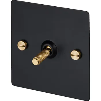 vypínač BUSTER + PUNCH INTERMEDIATE TOGGLE / BLACK / BRASS