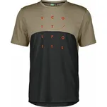 Scott Trail Flow Dri cyklistický dres - 0 - hnědá - XXL