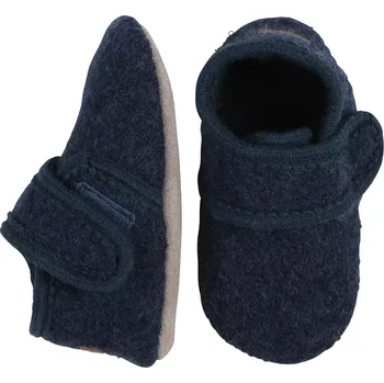 mpDenmark dětské indoor vlněné botičky Tmavě modrá 22-23