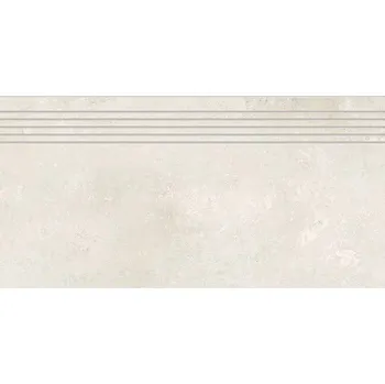 Obklad Dale Swan - schodovka rektifikovaná 29,8x59,8 bílošedá DCPSR878