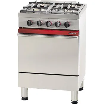 Sporák SPORÁKY PLYNOVÉ CG 641 Varianta: SPORÁK PLYNOVÝ CG 641 P EKT - 4 HOŘÁKY, EL. KONVEKČNÍ TROUBA + GRIL