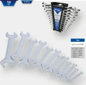 Nářadí pro automobil Dvojitý otevřený klíč, 12-dílný, BT010012