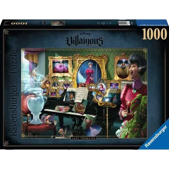 Puzzle RAVENSBURGER Puzzle Padouchové: Lady Tremaine 1000 dílků