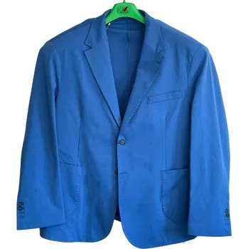 Dámské sako MAXFORT sako pánské GUARDIA stretch nadměrné velikosti 4XL modrá