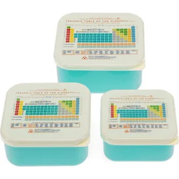 Svačinový box Rex London Trio krabiček na svačinu Periodické tabulky