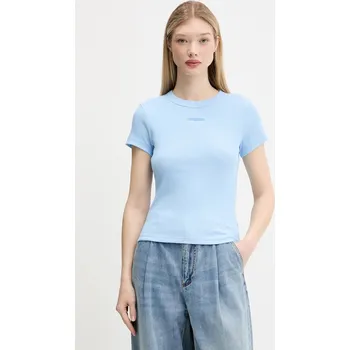 Pánské tričko Tričko Tommy Jeans DW0DW21402 modrá 50X, vel. S