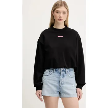 Dámská mikina Bavlněná mikina Tommy Jeans DW0DW20947 černá 99X, vel. XS