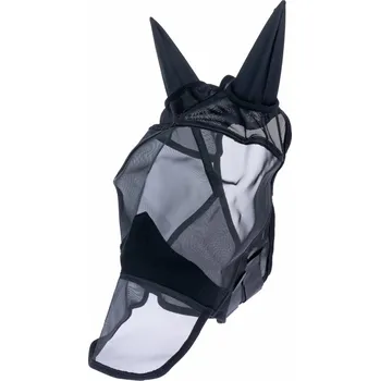 Koňská maska proti hmyzu Nomad Tales maska proti hmyzu s ochranou uší a nosních dírek Classic, černá, Pony kůň