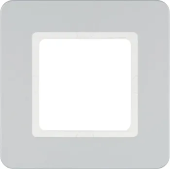 Elektrická zásuvka Rámeček Berker Q.7, stříbrná samet Rozměry: 1-násobný