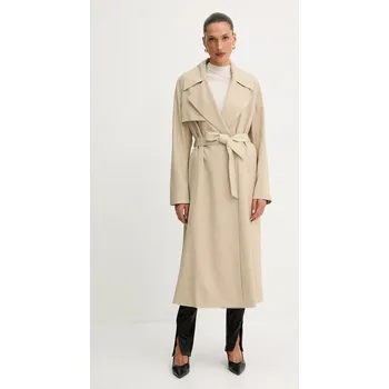 Dámský kabát Kabát BOSS Calissya 50541507 béžová 80X, vel. 42