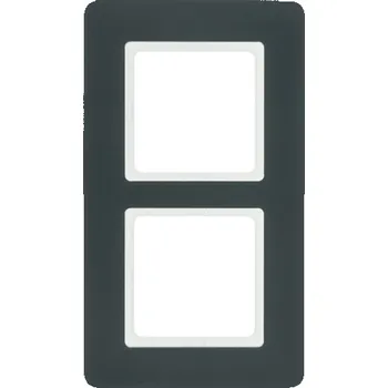 Elektrická zásuvka Rámeček Berker Q.7, antracit sametová Rozměry: 2-násobný