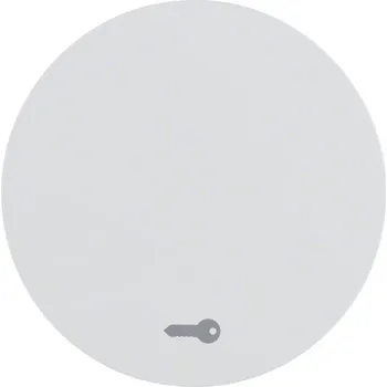 vypínač Kryt s potiskem symbolu berker R.1/R.3/R.8 Barva: Bílá, Povrch: Lesk, Symbol: Klíč