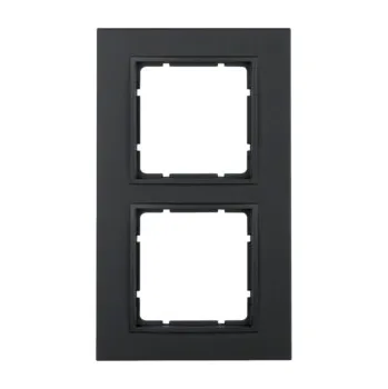 Elektrická zásuvka Rámeček Berker B.7, antracit, mat Rozměry: 2-násobný