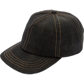 Kšiltovka CTH Ericsson of Sweden Bavlněná kšiltovka z organické džínoviny - Ball Cap Organic Denim Black Velikost: 57 cm (M)