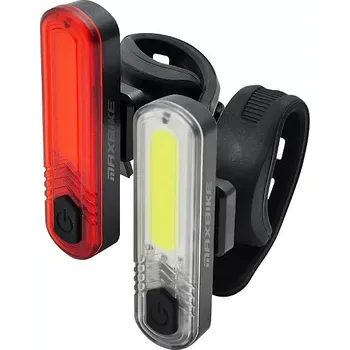 Cyklosvítilna sada blikaček MAXBIKE JY-6056-3, vysoce svítivé, USB-C