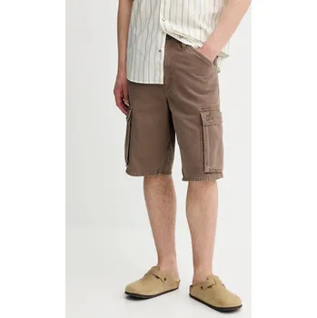 Pánská móda Džínové šortky Levi's 478 BAGGY CARGO SHORTS 001GU hnědá 98X, vel. 31