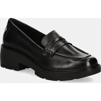 Dámské mokasíny Kožené mokasíny Aldo LAELDAR-IN dámské, černá barva, na platformě, 13833805 LAELDAR-IN 13833805.LAELDAR.IN 99X, EUR 40