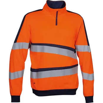 pracovní mikina Reflexní pracovní mikina COFRA LIXUS Barva: Oranžová, Velikost: 2XL