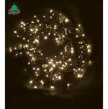 Vánoční dekorace Guirma Venkovní svítící vánoční řetěz 8 funkcí bílá teplá Barva: teplá bílá, Délka: 11,2 m, Počet LED: 560