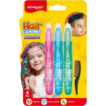 Vlasové křídy KEYROAD Metallic cool 960115