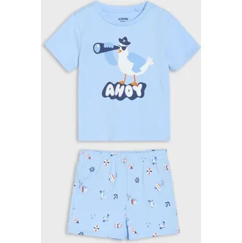 Chlapecké spodní prádlo Sinsay - Dvoudílná pyžamová souprava - modrá - 032DP-05X - 032DP-05X-74