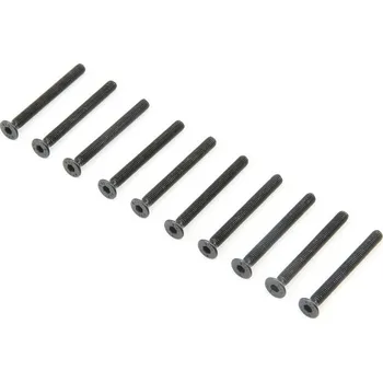 RC vybavení TLR šroub M3×30 mm FH (10 ks)