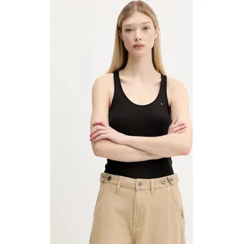 Top Tommy Jeans DW0DW20917 černá 99X, vel. XL