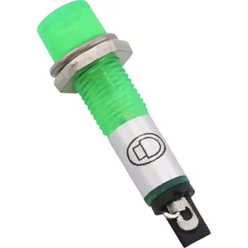 Relé Kontrolka XD7-1, IP65, pro průměr otvoru 7mm, výška 5mm Zelená 220-250 V AC