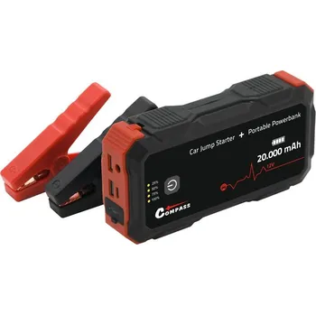Startovací zdroj Jump starter a powerbanka 20 000mAh 1000A COMPASS