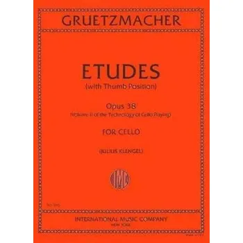 Friedrich Grützmacher: Etudes Op. 38 Vol. 2 - Klengel (noty na violoncello)