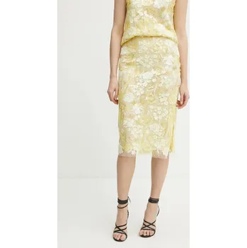 Dámské oblečení Sukně Ermanno Firenze 56TO008EZ0 žlutá 11X, vel. 40