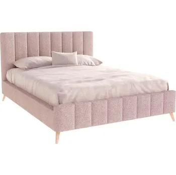 Postel Čalouněná postel FRASCA 180x200 Růžová Boucle