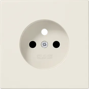 Koupelnový nábytek Centrální díl pro zásuvku se zemnícím kolíkem, JUNG LS990 Barva: Slonovinová bílá