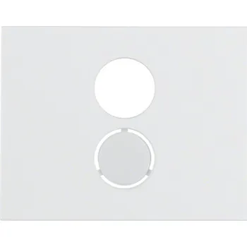 Elektrická zásuvka Centrální díl pro reproduktorovou zásuvku Berker K.1/K.5 Barva: Bílá, Povrch: Lesk