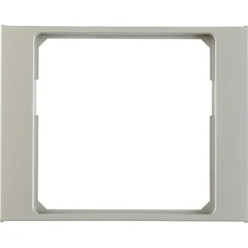 Elektrická zásuvka Mezirámeček pro středový díl 50x50 mm Berker K.1/K.5 Barva: Nerezová ocel, Povrch: Lak