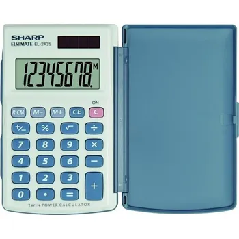 Kalkulačka Sharp kalkulačka - EL243S - šedo-modrá