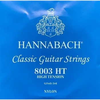 Příslušenství pro strunný nástroj Hannabach Struna pro klasickou kytaru série 800 High tension PostříbřenéG3 8003HT 5771