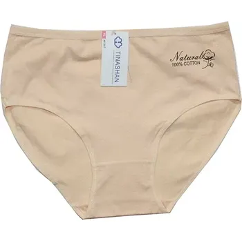 Dámské kalhoty Dámské kalhotky 100% bavlna do pasu 1387 žlutá