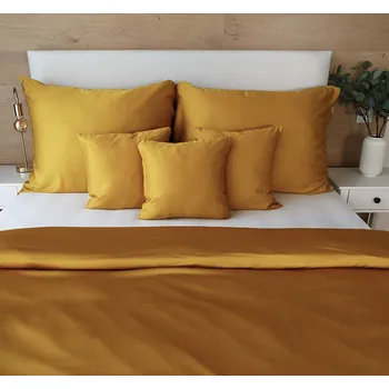 Povlečení Povlečení Luna medově žlutá: 140x200cm, 70x90cm