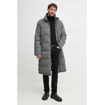 Pánská bunda Bunda s příměsí vlny Michael Kors CF4202FFF1 šedá 90X, vel. XL