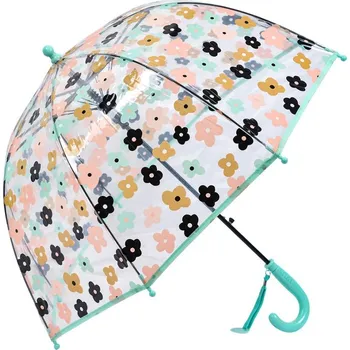 Deštník Dětský barevný deštník s kytičkami - Ø 70*65 cm