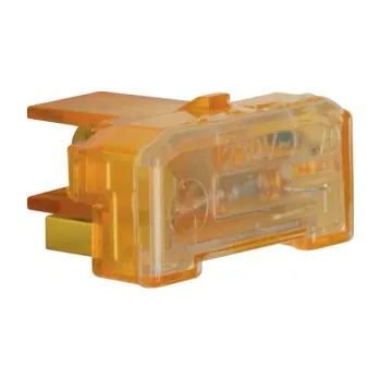 Elektrická zásuvka Berker Doutnavkový komplet s N svorkou Barva: Oranžová